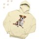 Jack Russell Terrier (14) mintás kapucnis pulóver - Több színben