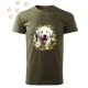 Kuvasz (02) mintás Férfi-unisex póló - Több színben
