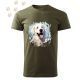 Kuvasz (04) mintás Férfi-unisex póló - Több színben