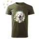Kuvasz (06) mintás Férfi-unisex póló - Több színben