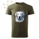 Kuvasz (07) mintás Férfi-unisex póló - Több színben