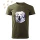 Kuvasz (08) mintás Férfi-unisex póló - Több színben