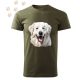Kuvasz (09) mintás Férfi-unisex póló - Több színben