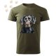 Labrador (01) mintás Férfi-unisex póló - Több színben