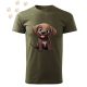 Labrador (08) mintás Férfi-unisex póló - Több színben