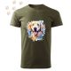 Labrador (12) mintás Férfi-unisex póló - Több színben