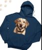 Labrador (14) mintás kapucnis pulóver - Több színben