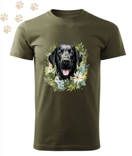 Labrador (25) mintás Férfi-unisex póló - Több színben