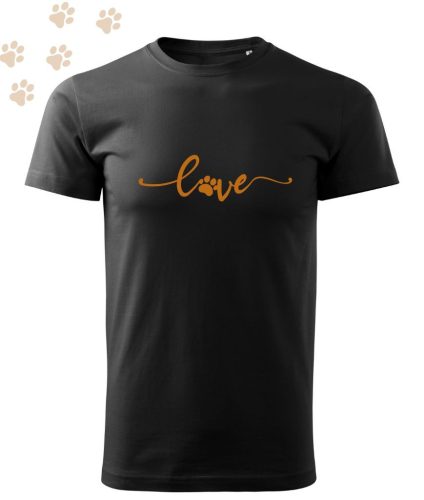 Love (1) mintás Férfi-unisex póló - Több színben