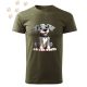 Német Dog (02) mintás Férfi-unisex póló - Több színben