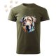 Német Dog (06) mintás Férfi-unisex póló - Több színben