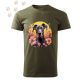 Német Dog (07) mintás Férfi-unisex póló - Több színben