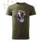 Német vizsla (08) mintás Férfi-unisex póló - Több színben