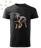 Rottweiler (01) mintás Férfi-unisex póló - Több színben