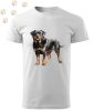 Rottweiler (01) mintás Férfi-unisex póló - Több színben