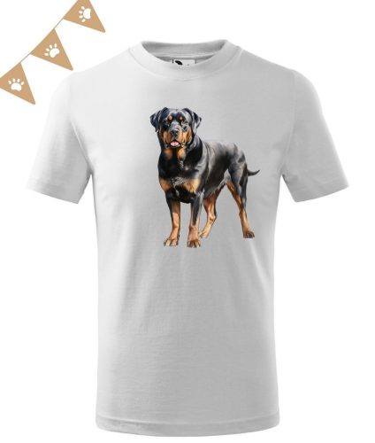 Rottweiler (02) mintás Gyerek póló - Több színben