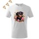 Rottweiler (05) mintás Gyerek póló - Több színben