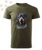 Rottweiler (06) mintás Férfi-unisex póló - Több színben