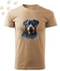 Rottweiler (06) mintás Férfi-unisex póló - Több színben