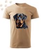 Rottweiler (09) mintás Férfi-unisex póló - Több színben