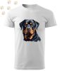 Rottweiler (09) mintás Férfi-unisex póló - Több színben