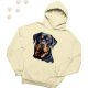 Rottweiler (09) mintás kapucnis pulóver - Több színben