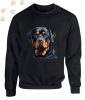 Rottweiler (09) mintás kereknyakú pulóver - Több színben