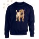 Shar Pei (01) mintás kereknyakú pulóver - Több színben