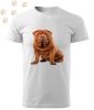 Shar Pei (05) mintás Férfi-unisex póló - Több színben