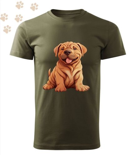 Shar Pei (06) mintás Férfi-unisex póló - Több színben