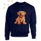 Shar Pei (06) mintás kereknyakú pulóver - Több színben