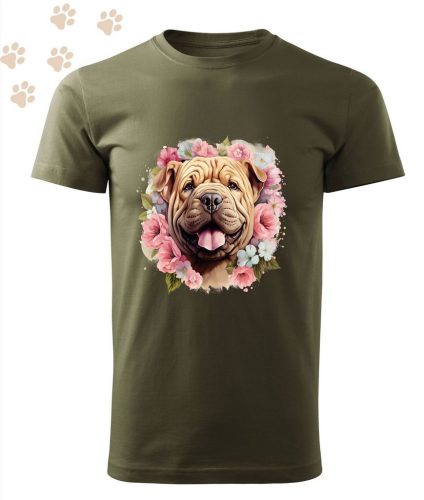 Shar Pei (07) mintás Férfi-unisex póló - Több színben