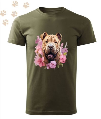 Shar Pei (08) mintás Férfi-unisex póló - Több színben