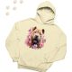Shar Pei (08) mintás kapucnis pulóver - Több színben