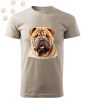 Shar Pei (09) mintás Férfi-unisex póló - Több színben