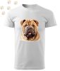 Shar Pei (09) mintás Férfi-unisex póló - Több színben