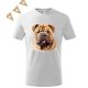 Shar Pei (09) mintás Gyerek póló - Több színben