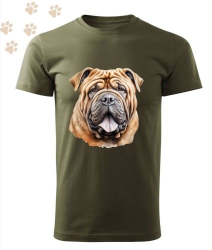 Shar Pei (10) mintás Férfi-unisex póló - Több színben