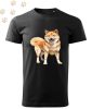 Shiba Inu (01) mintás Férfi-unisex póló - Több színben