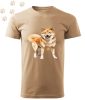 Shiba Inu (01) mintás Férfi-unisex póló - Több színben