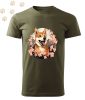 Shiba Inu (02) mintás Férfi-unisex póló - Több színben