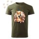 Shiba Inu (02) mintás Férfi-unisex póló - Több színben