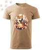 Shiba Inu (02) mintás Férfi-unisex póló - Több színben