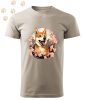 Shiba Inu (02) mintás Férfi-unisex póló - Több színben