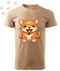 Shiba Inu (03) mintás Férfi-unisex póló - Több színben