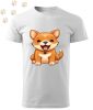 Shiba Inu (03) mintás Férfi-unisex póló - Több színben