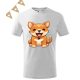 Shiba Inu (03) mintás Gyerek póló - Több színben