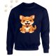 Shiba Inu (03) mintás kereknyakú pulóver - Több színben