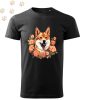 Shiba Inu (04) mintás Férfi-unisex póló - Több színben