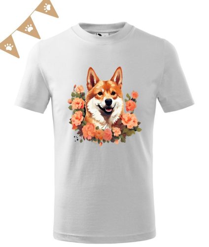 Shiba Inu (04) mintás Gyerek póló - Több színben